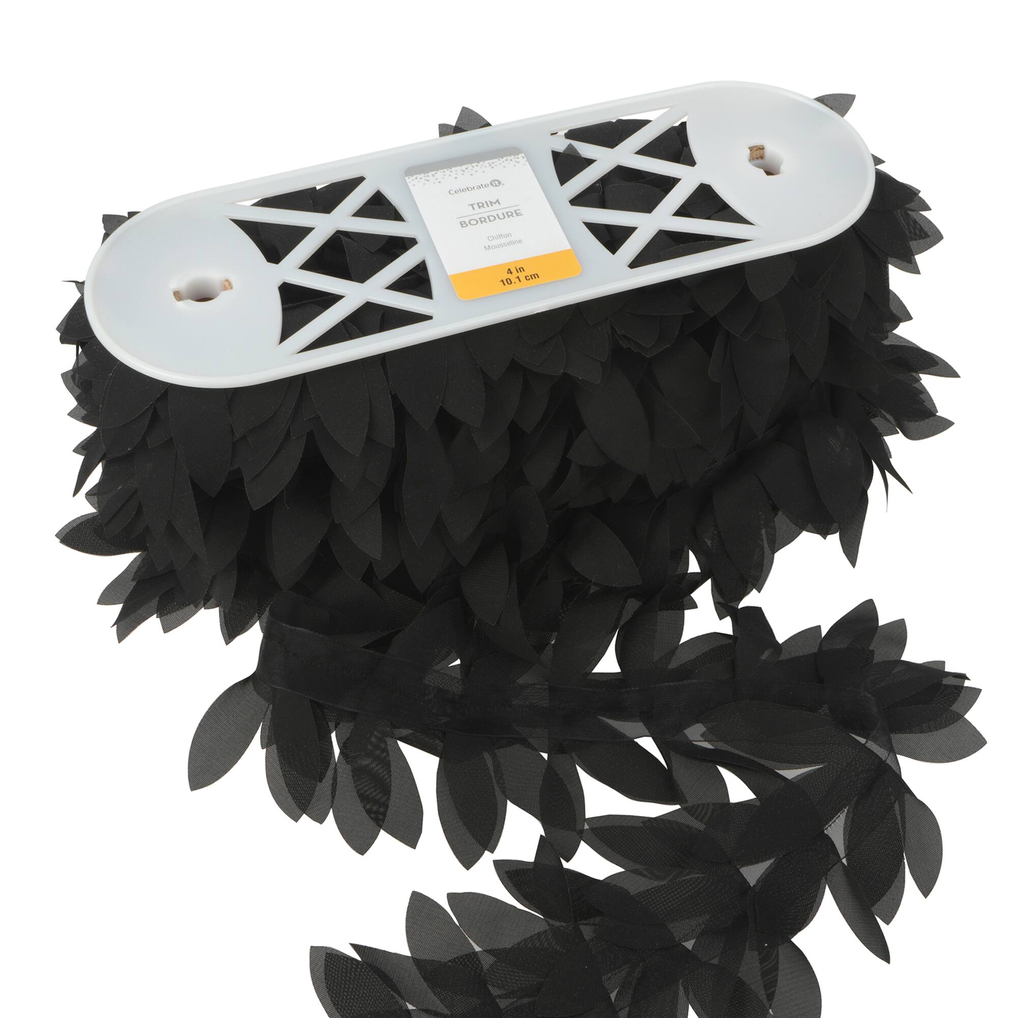 4" Chiffon Leaf Trim Ribbon by Celebrate It